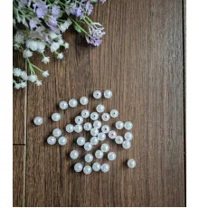 ПЕРЛИННІ НАМИСТИНИ / Ø-10 ММ / УПАКОВКА 20 ГР ≈ 40 ШТ / БІЛИЙ