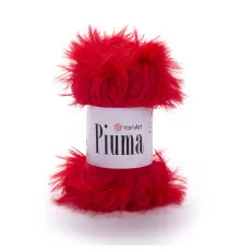 Piuma YarnArt / Пьюма 4414 червоний