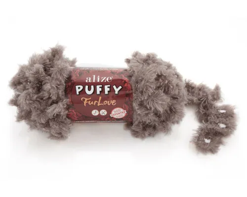 Пряжа Пуффі Фюр Лав Алізе / Puffy FurLove Alize #530 беж