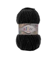 Softy plus Alize #60 чорний