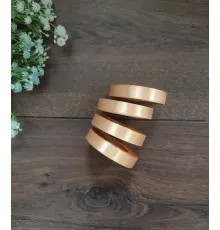 АТЛАСНА СТРІЧКА / 23 МЕТРИ / 1.2 СМ / Карамельний